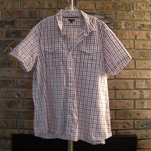 APT 9 short sleeve button up men's  shirt